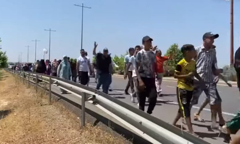 مولاي يعقوب.. ساكنة أولاد معلا تحتج للمرة الثانية على الماء