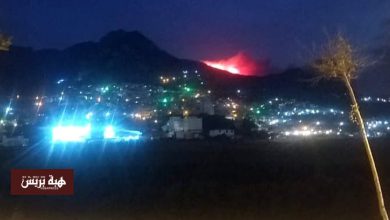 إندلاع حريق مهول في غابة بوعنان بتطوان