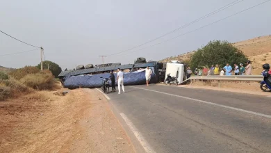 الخميسات.. حادثة سير مميتة بين المعازيز وحودران تخلف قتيلاً و3 مصابين